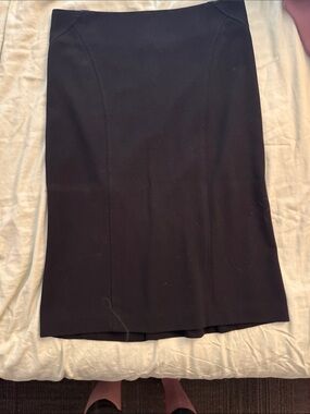 BEBE Classic Black Pencil Skirt - Women's Office Staple